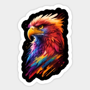 Phoenix color blast style Sticker